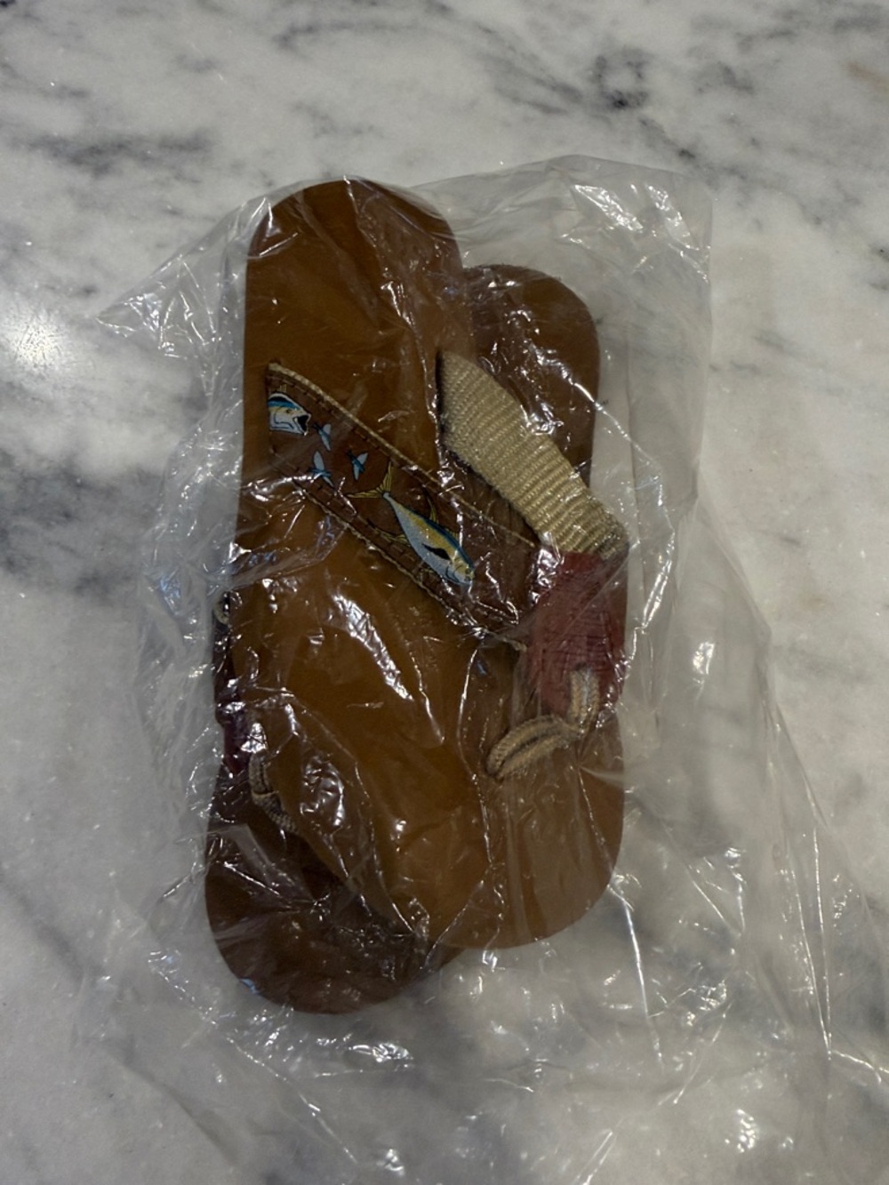 Kids Brown Sandal with Braided Strap